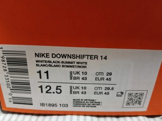 Nike Downshifter 14 Blancas Rojas Talla 42