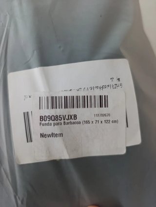 Funda para barbacoa negra