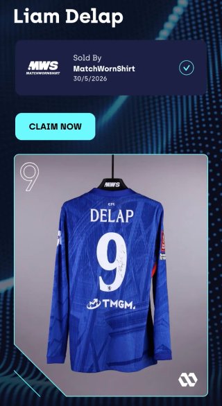 Camiseta Matchissue Chelsea FACUP FINAL Liam Delap