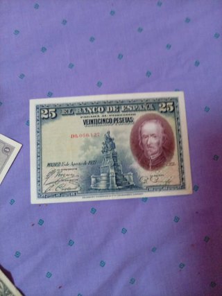 Billete 25 Pesetas Banco de España 1928