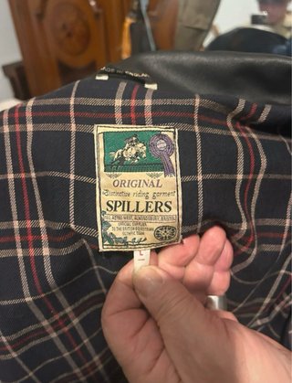 Giubbotto Spillers vintage verde oliva