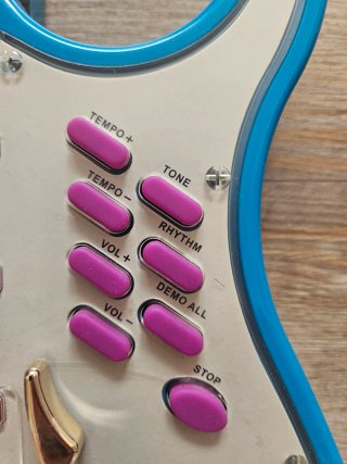 Guitarra Juguete Azul Juguettos