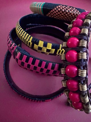 Pulseras africanas artesanales