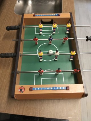 Mini futbolín infantil