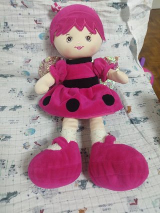 Muñeca mariquita rosa