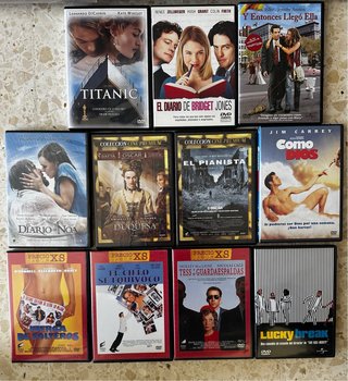 Películas DVD. Precio individual. TENERIFE.