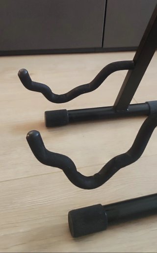 Soporte Guitarra Caballete Negro