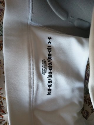Sujetador deportivo Under Armour blanco