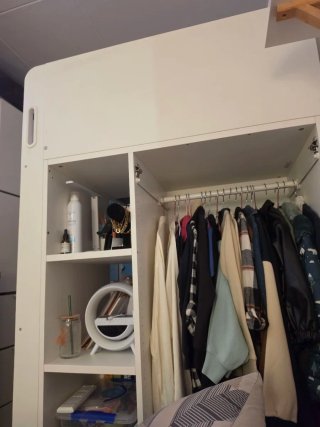 Cama alta 3 en 1 con escritorio Litera, Escritorio
