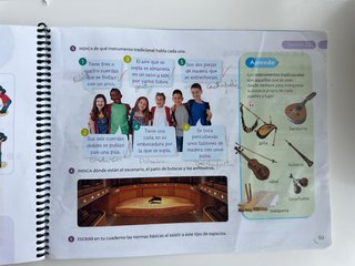 Libro Música 4º Primaria Santillana