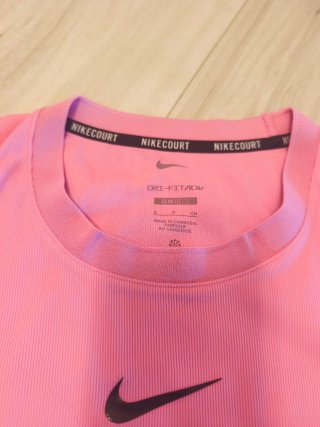 Camiseta Nike Tenis Carlos Alcaraz Rosa Talla S