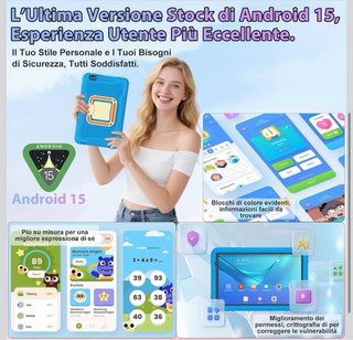 Tablet Gemini AI 15 Android 10 30GB/128GB