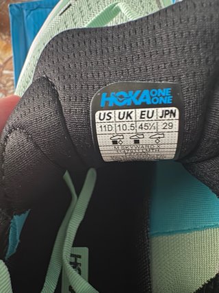 Zapatillas Hoka Verde y Turquesa