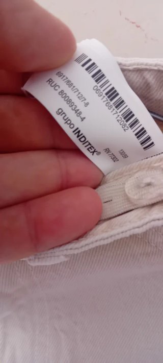 Zara Pantalone Bambino 7/8 Anni