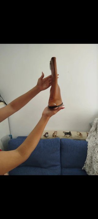 Botines Zara Piel Punta Cuadrada T38