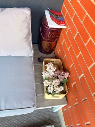 Sofá y mesa de exterior acero