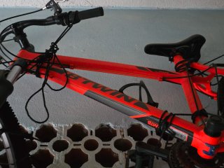 Bicicleta Infantil Roja MTB