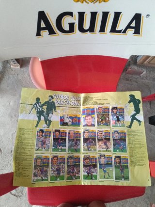 Álbum Liga Fútbol 1ª División 90-91
