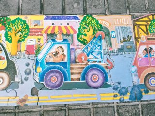 Puzzle Gigante Ciudad Educa Años 80