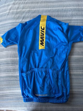 Conjunto Ciclismo Mavic Azul y Amarillo tallaM