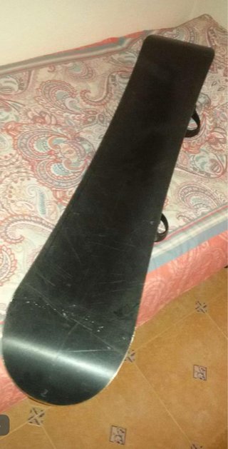 Tabla Snowboard con Fijaciones