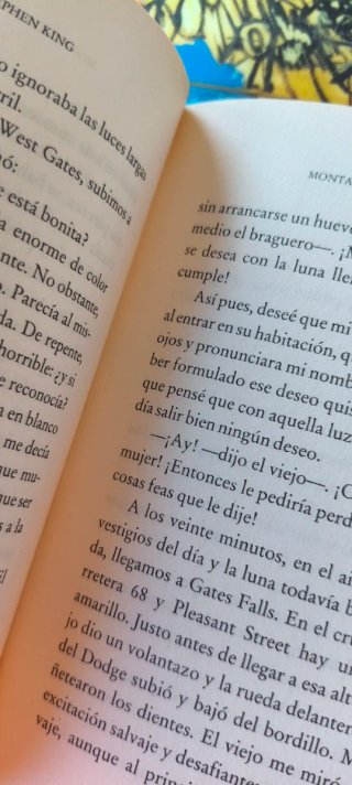 Libro, montado en la bala