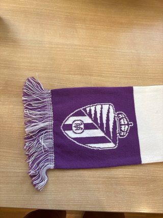 Bufanda Real Valladolid Kappa Morado Blanco