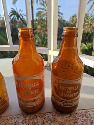 Lote 6 Botellas Cerveza Antiguas Vacías