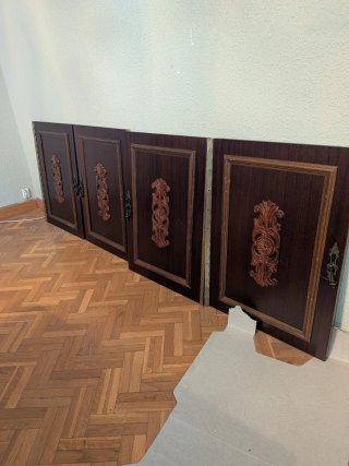 Puertas DM aglomerado contrachapado