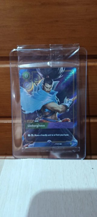 Carta Yasuo Unforgiven Promo Sellada