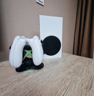 Soporte Doble Mandos Xbox Negro/Verde