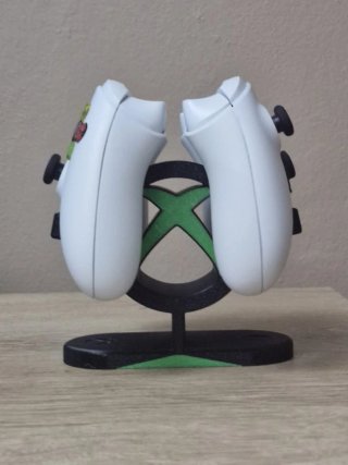 Soporte Doble Mandos Xbox Negro/Verde