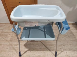 Bañera bebé con cambiador Chicco Cuddle&Bubble