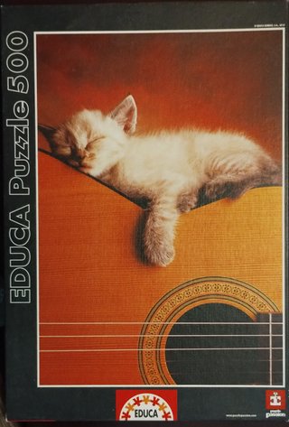 Puzzle Educa Gato en Guitarra 500 Piezas