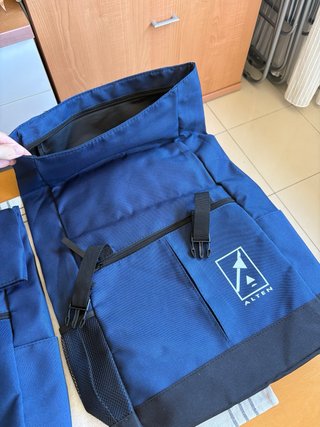 Pack 2 mochilas, funda portatil y botella 400 ml
