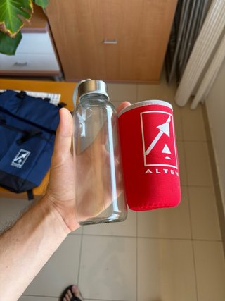 Pack 2 mochilas, funda portatil y botella 400 ml