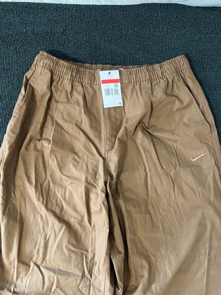 Pantalón Balloon Nike Marrón Ancho Largo