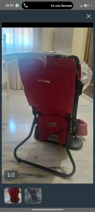 Mochila portabebés ergonómica