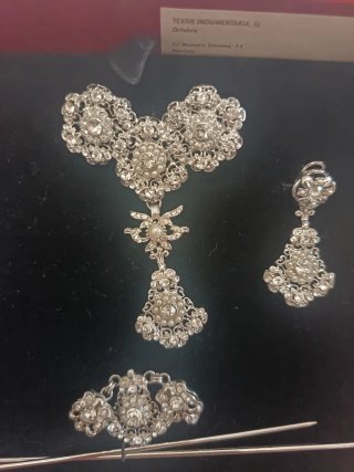 Aderezo de fallera plata
