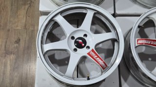 Llantas JR3 17x7 ET40 4x100 Blancas (NEGOCIABLE)
