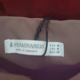 Vestido Zara Talla M Gris Nuevo