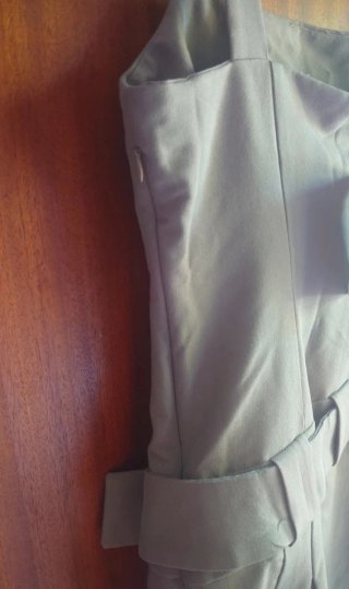 Vestido Zara Talla M Gris Nuevo