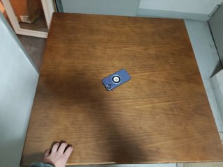 Mesa de madera plegable