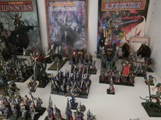Ejército pintado Elfos Oscuros Warhammer
