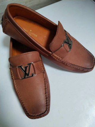 Mocasines Louis Vuitton Marrones Talla 42.5