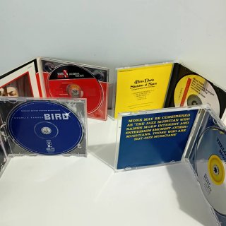 Lote 4 CDs Jazz: Coltrane, Miles, Monk, Bird