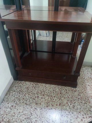Conjunto Mueble Vintage + 2 Sillas Clásicas