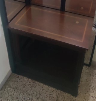 Conjunto Mueble Vintage + 2 Sillas Clásicas