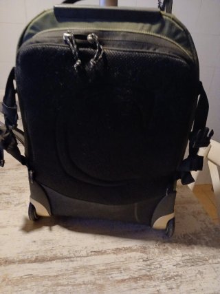 Mochila Troller Coronel Tapioca Negra/Verde