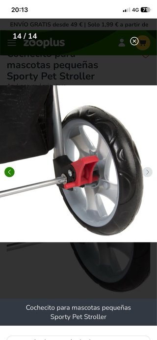 Cochecito para mascotas pequeñas Sporty Pet Stroll